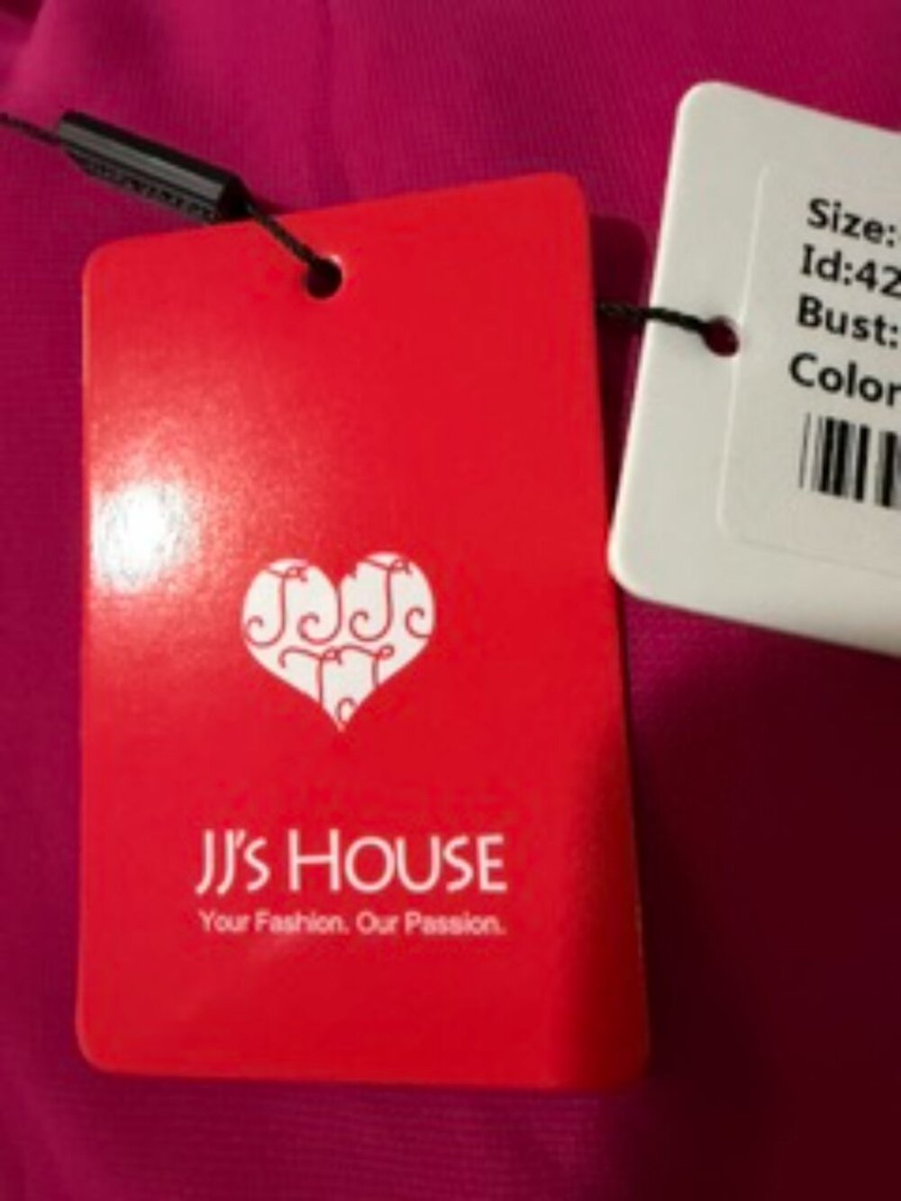 JJ’s House A-line Princess Cowl Neck Tea-Length Dress - Picture 5 of 9